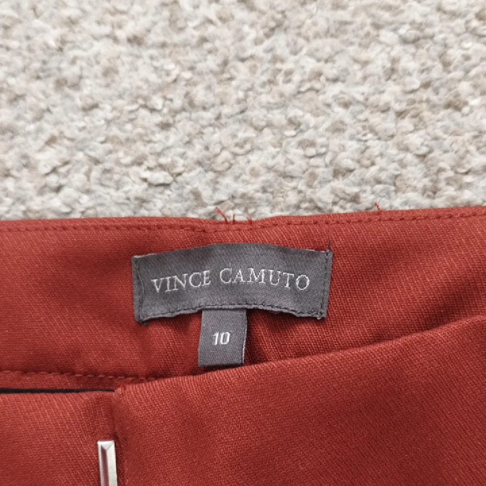 NWT Vince Camuto Wide Leg Culotte Pants Rust Color Size 10 - Picture 4 of 6